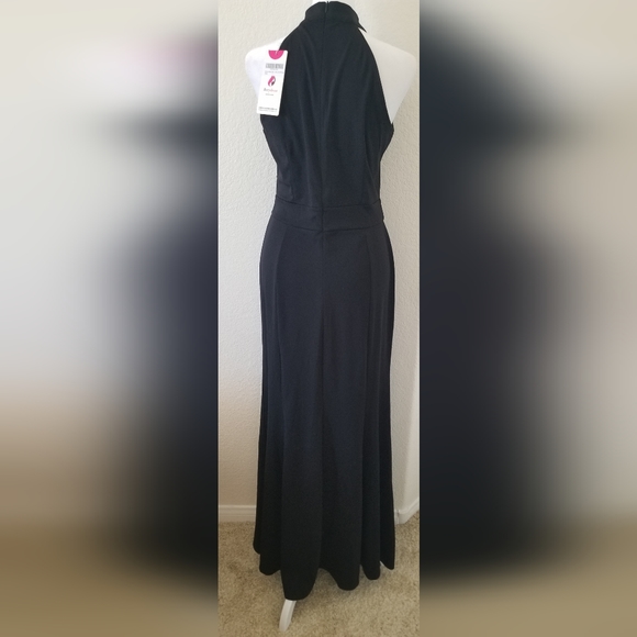 Women's Elegant Chic Halter Neck Sleeveless Solid Stretchy - Picture 5 of 5